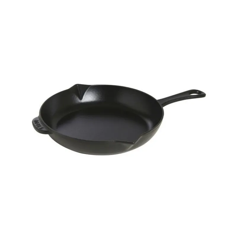 Padella con Manico 26 cm Nera in Ghisa-Staub Sale