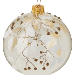 Palla di Natale in Vetro 80 Mm. Pezzo Singolo-Koopman Sale