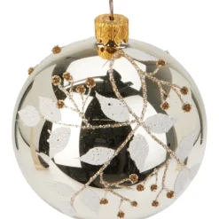 Palla di Natale in Vetro 80 Mm. Pezzo Singolo-Koopman Sale