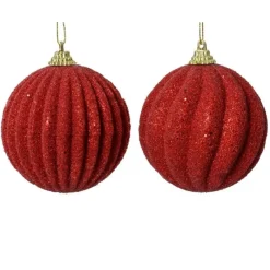 Pallina di Natale da Appendere in EVA colore Rosso Pezzo Singolo-Kaemingk Discount