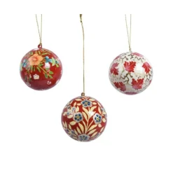 Pallina di Natale da Appendere dipinta a Mano Pezzo Singolo-Kaemingk Best
