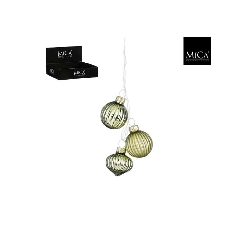 Pallina di Vetro Color Verde Chiaro. Pezzo Singolo-Edelman Sale