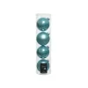 Palline in vetro da appendere Blu Artic dim 10 cm Box da 4-Kaemingk Online