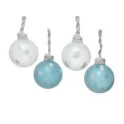 Palline in vetro da appendere dim 8 cm Pezzo Singolo-Kaemingk Online