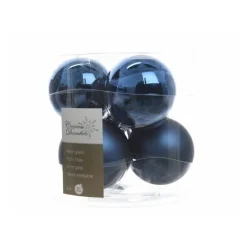 Palline in Vetro Dim. 8 cm 6 Pezzi-Kaemingk New