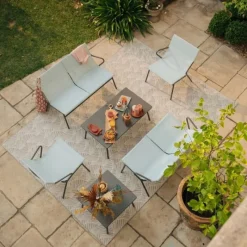 Panca Bassa imbottita VENCE LFM5287 Mistral/Titane-LaFuma New