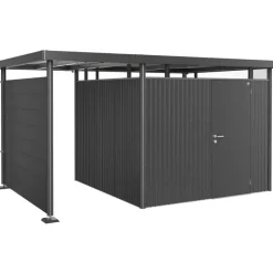 Parete Laterale per Tettoia Laterale per Casetta in Metallo HIGHLINE-Biohort Clearance