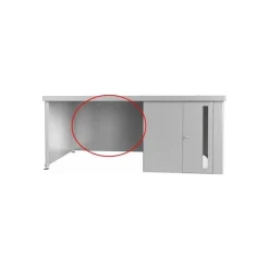 Parete Posteriore per Tettoia Laterale per Casetta in Metallo NEO-Biohort Sale