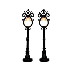 Parisian Street Lamp S/2 B/O 4.5V Cod. 44757-Lemax Online