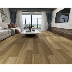 Pavimento In Spc Effetto Legno - Rovere Chocolate-Unionwood Best