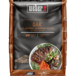 Pellet di legno FSC - Quercia Cod. 3401053-Weber Discount