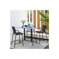 Piede Centrale per Tavolo HORIZON 115 x 69 cm LFM9046 Nero-LaFuma Online