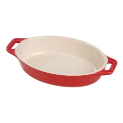 Pirofila Gratin Ovale 29 cm Rossa in Ceramica-Staub Clearance