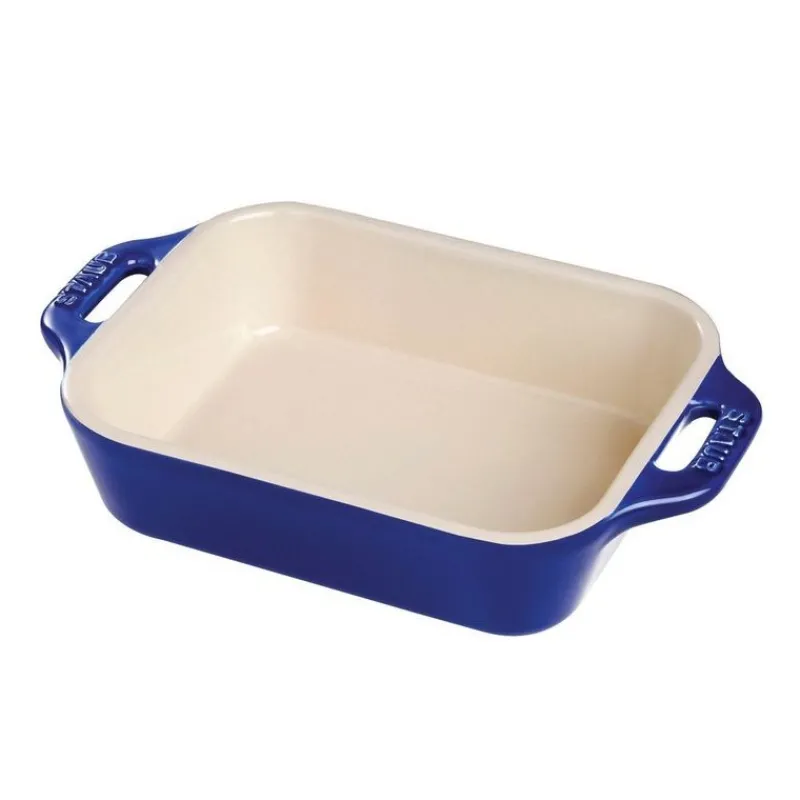Pirofila Gratin Rettangolare 19 x 12 cm Blu Scura in Ceramica-Staub Best