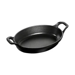 Pirofila Ovale 40 x 23 cm Nera in Ghisa-Staub Online