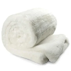 Plaid Lova 130 x 160 cm White-Unique Living Clearance