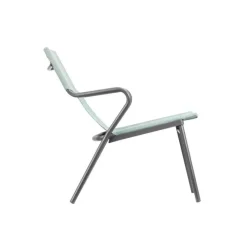 Poltrona Bassa imbottita VENCE LFM5274 Mistral/Titane-LaFuma New