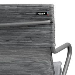 Poltrona Bassa imbottita VENCE LFM5274 Obsidian/Titane-LaFuma