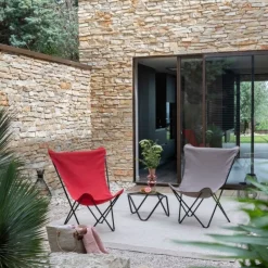 Poltrona pieghevole MAXI POP UP LFM5358 Grès/noir-LaFuma Hot