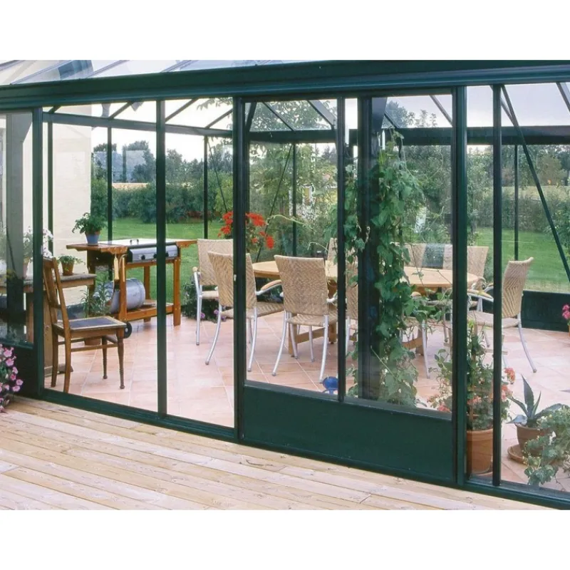 Porta scorrevole Doppia per Serra Professionale-Serre e Giardini Discount