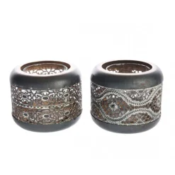 Portacandela in Ferro 8 cm Rame. Pezzo Singolo-Kaemingk Discount