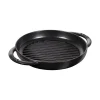 Pure Grill 22 cm Nero in Ghisa-Staub Outlet