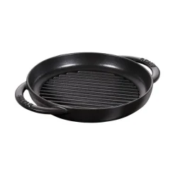 Pure Grill 30 cm Nero in Ghisa-Staub Best