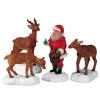Santa Feeds Reindeer Set of 4 Cod. 52146-Lemax Discount