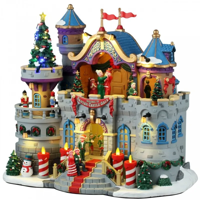 Santa‘S Castle Gala con Alimentatore 4.5V Cod. 45270-Lemax Clearance