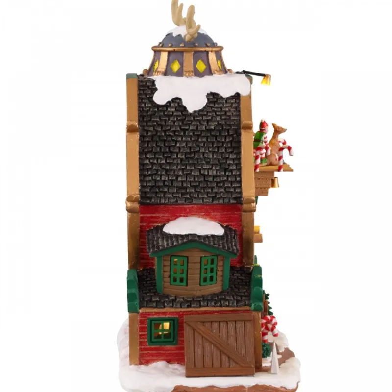 Santa'S Reindeer Training Academy B/O 4.5V Cod. 15793-Lemax Online