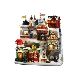 Santa's Village B/O 4.5V Cod. 25925-Lemax New