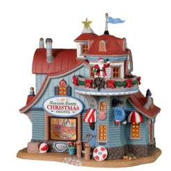 Seaside Santa Xmas Shoppe B/O 4.5V Cod. 25909-Lemax Online