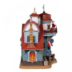 Seaside Santa Xmas Shoppe B/O 4.5V Cod. 25909-Lemax Online