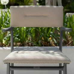 Sedia Impilabile con Braccioli ORON LFM5273 Moka-LaFuma Online