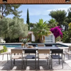 Sedia Impilabile con Braccioli ORON LFM5273 Moka-LaFuma Online