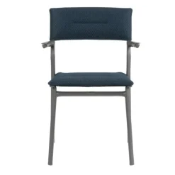 Sedia Impilabile con Braccioli ORON LFM5273 Bleu Encre-LaFuma Discount