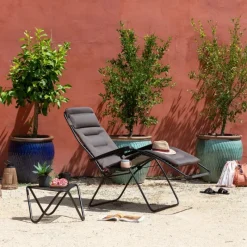 Sedia Poltrona Reclinabile Sdraio RSX CLIP XL AirComfort LFM2059 Taupe-LaFuma