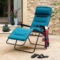 Sedia Poltrona Reclinabile Sdraio RSX CLIP AirComfort LFM2058 Coral Blue-LaFuma Hot