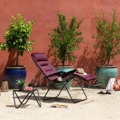 Sedia Poltrona Reclinabile Sdraio RSX CLIP XL AirComfort LFM2059 Bordeaux-LaFuma Clearance