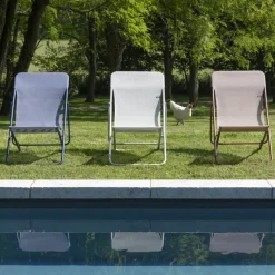 Sedia Sdraio MAXI TRANSAT LFM5170 CB Seigle II/Sable-LaFuma Best