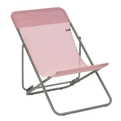 Sedia Sdraio MAXI TRANSAT LFM2502 Cerisier/Titane-LaFuma New