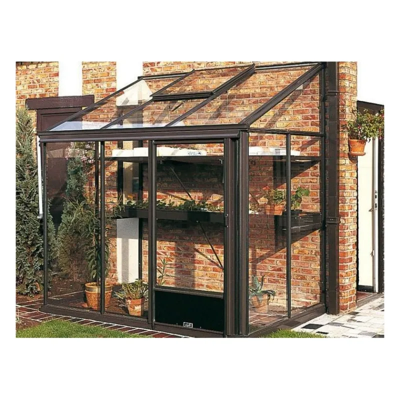 Serra Professionale Edera Alt. Gronda 2,01 m-Serre e Giardini Clearance