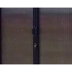 Serratura e chiavi su porta scorrevole per Serra Professionale-Serre e Giardini Clearance