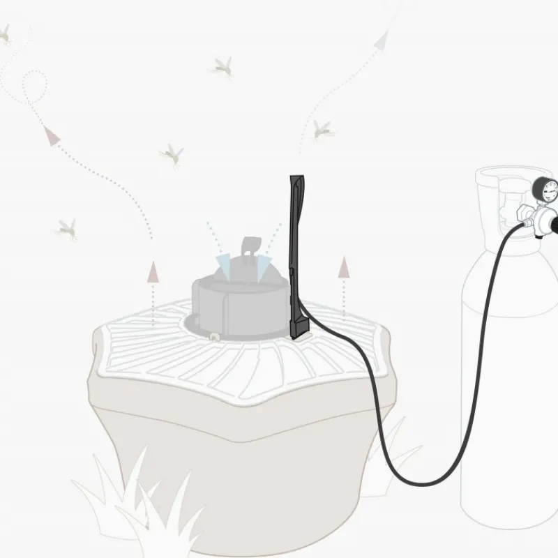 Set di potenziamento Booster CO2 per BG-Mosquitaire-Biogents Best