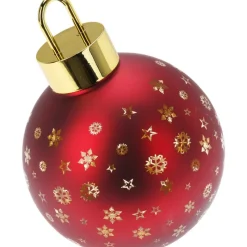 Sfera di Vetro con Led 15 Cm - Rosso-Koopman Clearance