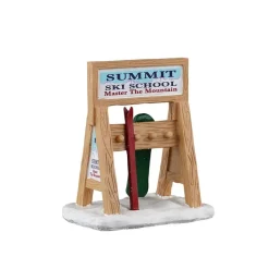 Ski Rack Sign Cod. 34097-Lemax Outlet