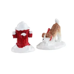 Snow Hydrant Set Of 2 Cod. 14860-Lemax New