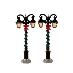 Splendid Lights Set of 2 B/O 4.5V Cod. 34090-Lemax Sale