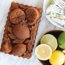 Stampo Citrus Blossom Loaf-Nordic Ware