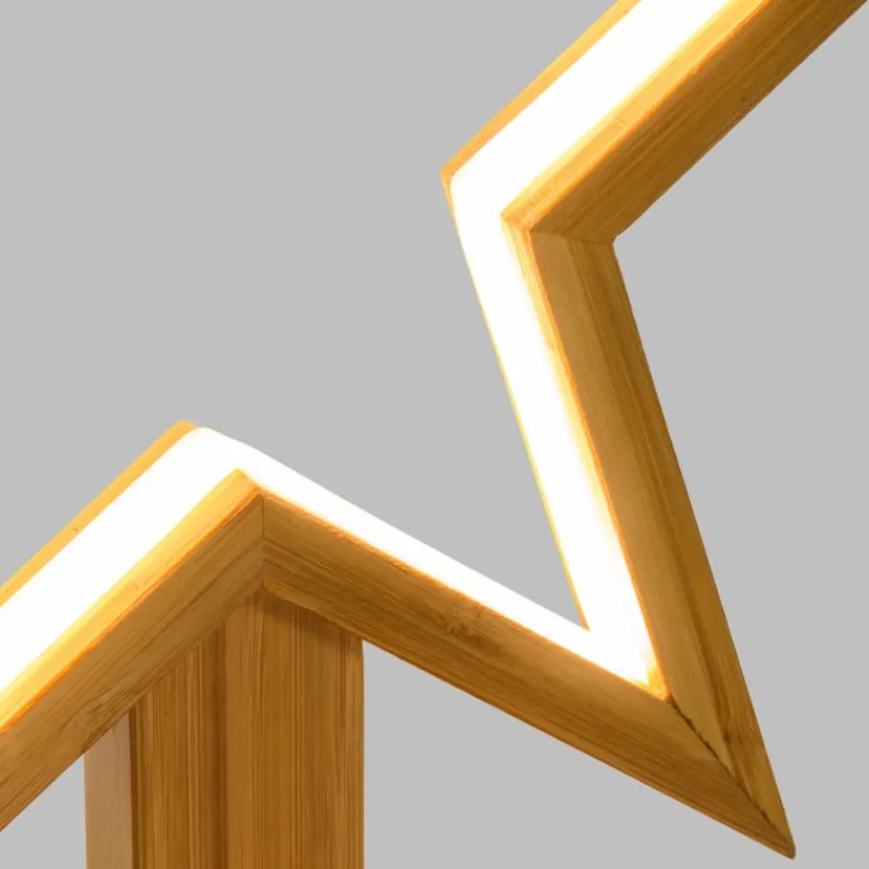 Stella con Base H35cm LED BIANCO CALDO-Lotti